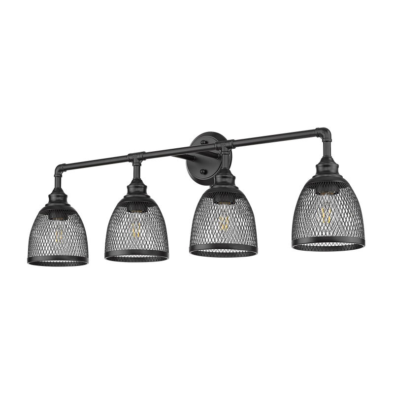4 light bathroom vanity light fixture over mirror blacl