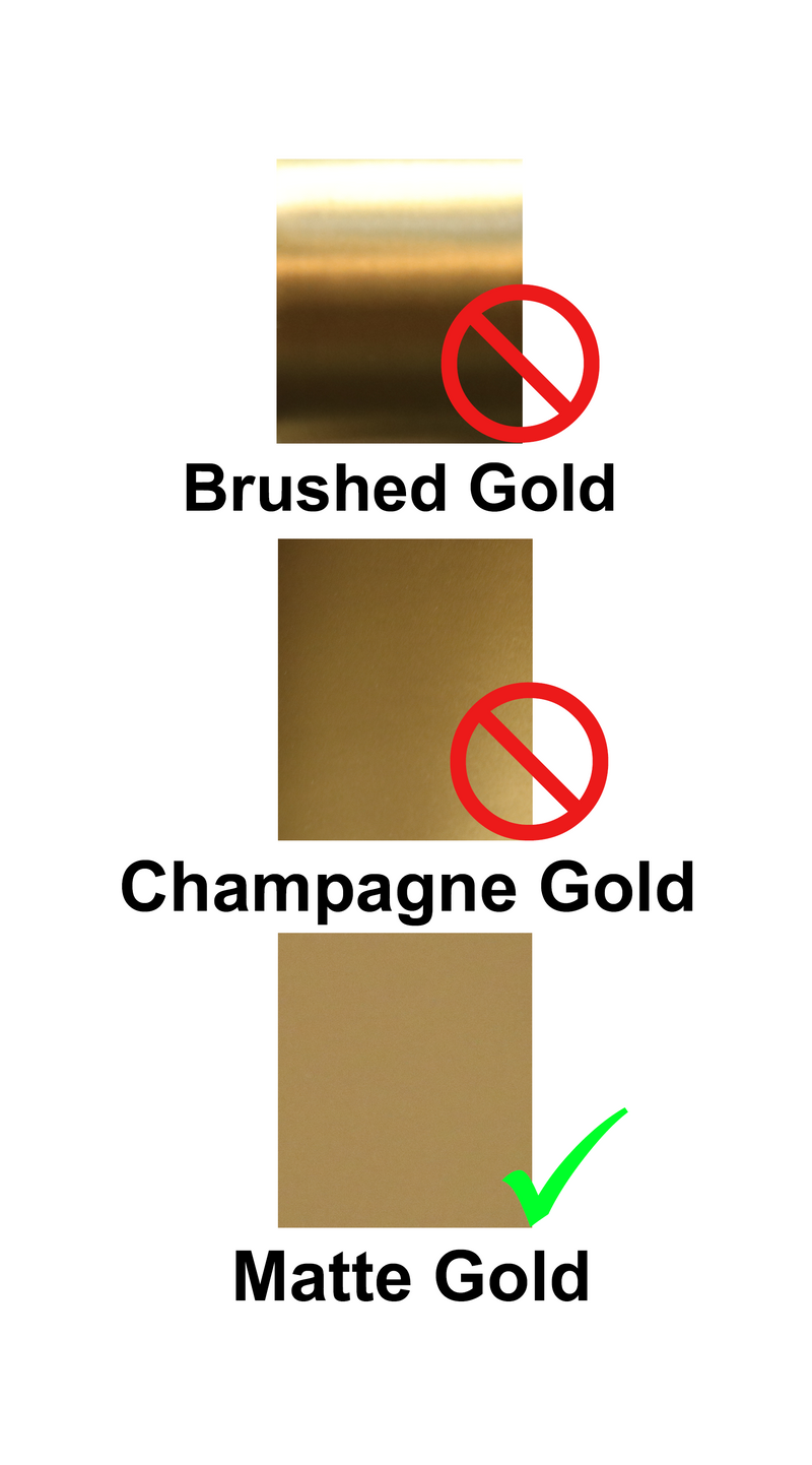 Black gold bathroom vanity lights 4 light matte gold color